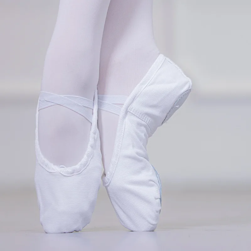 High Quality Canvas Soft Ballet Dance Shoes Elastic Lace 3001