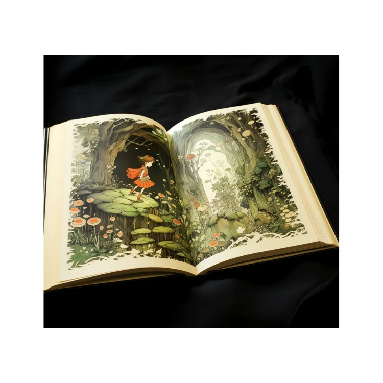 Physical factory printing hardcover children picture book animation story book custom coloring picture book printing