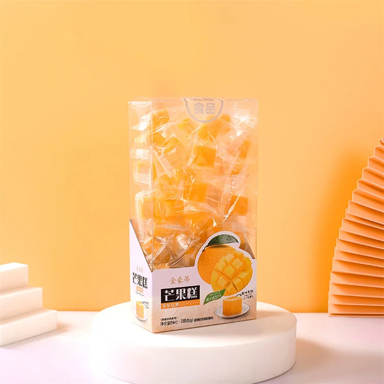 Вкусные и быстрая доставка 188 г фруктовые желейные конфеты прозрачная коробка жевательные жевательки