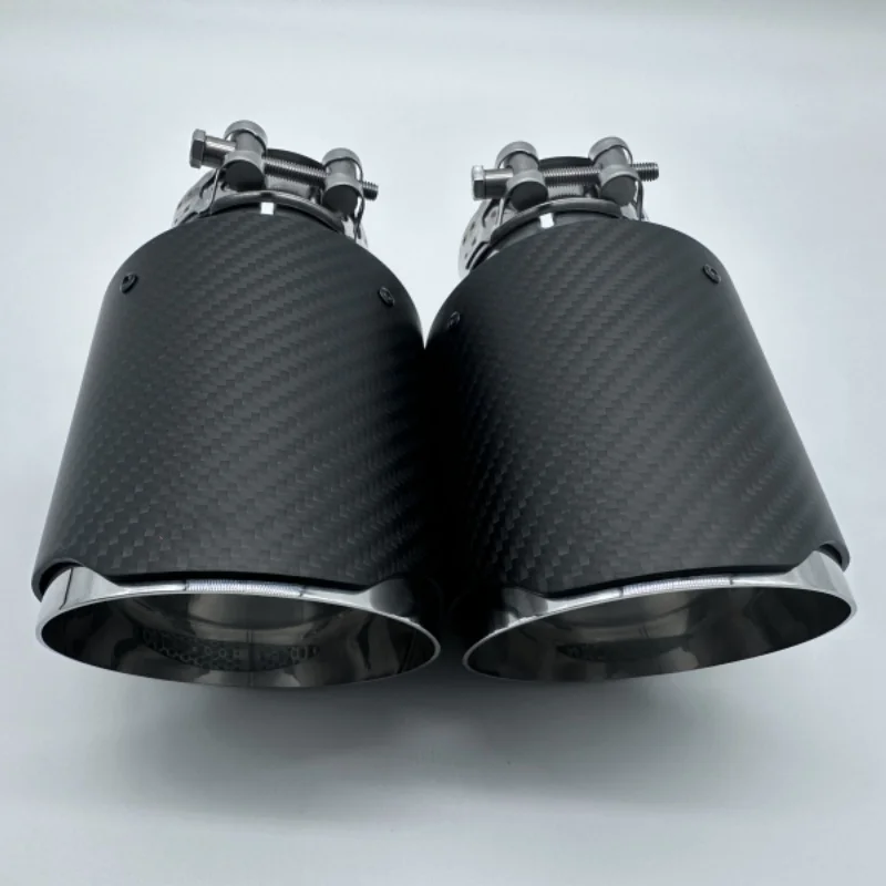 Одиночная выхлопная труба из углеродного волокна для Akrapovic