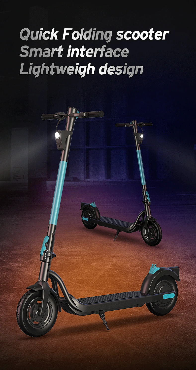 Free eu warehouse e adult electric scooter 10inch in