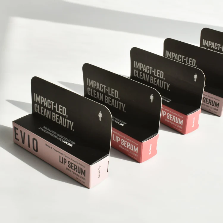 FSC Creative Custom Design Full Color Cosmetics Lip Gloss Lipstick  Packaging Paper Boxes