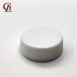 Bottle Lid with HIS Liner or Pressure Sensitive Liner PP 33/400 Smooth Rib Skirt Screw Cap, Plastic Single Plastic Cover Round