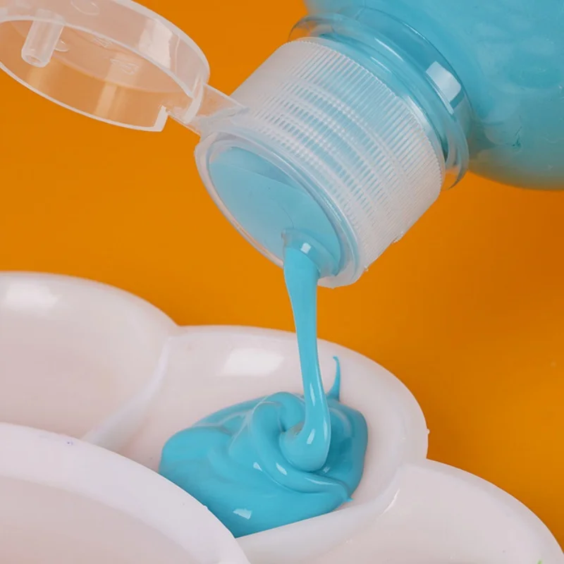 1/8 Gallon Gel Gouache Paint 24 Color High Quality 500 ML Gouache Paint