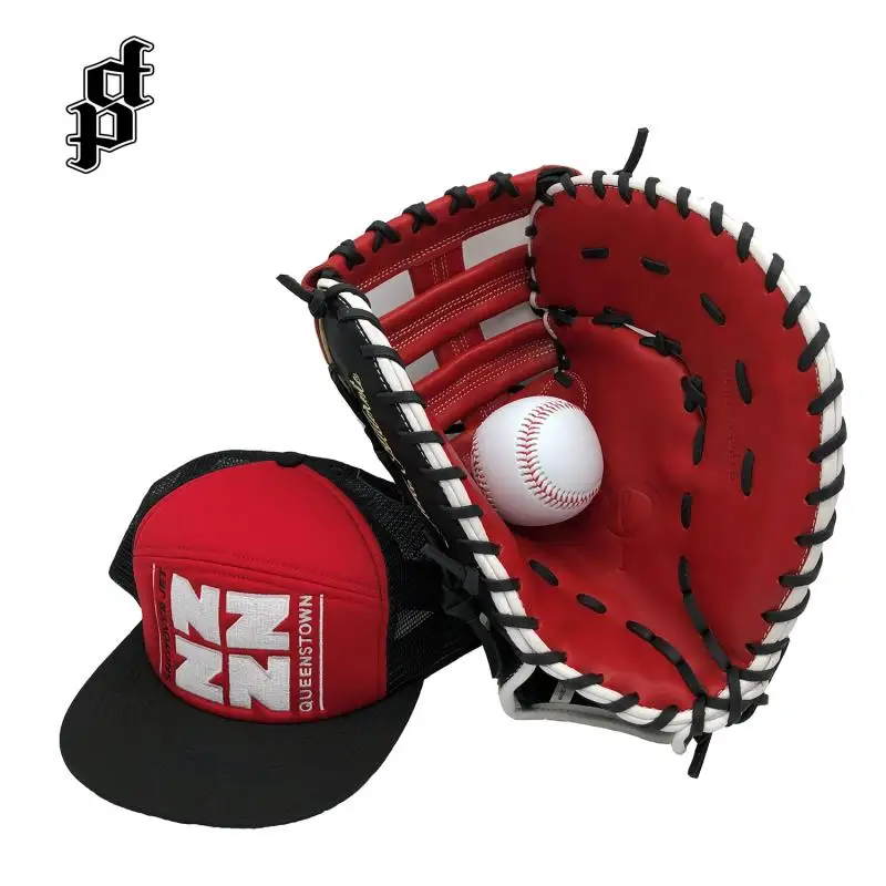 custom professional pitcher softball glove genuine kip leather baseball gloves