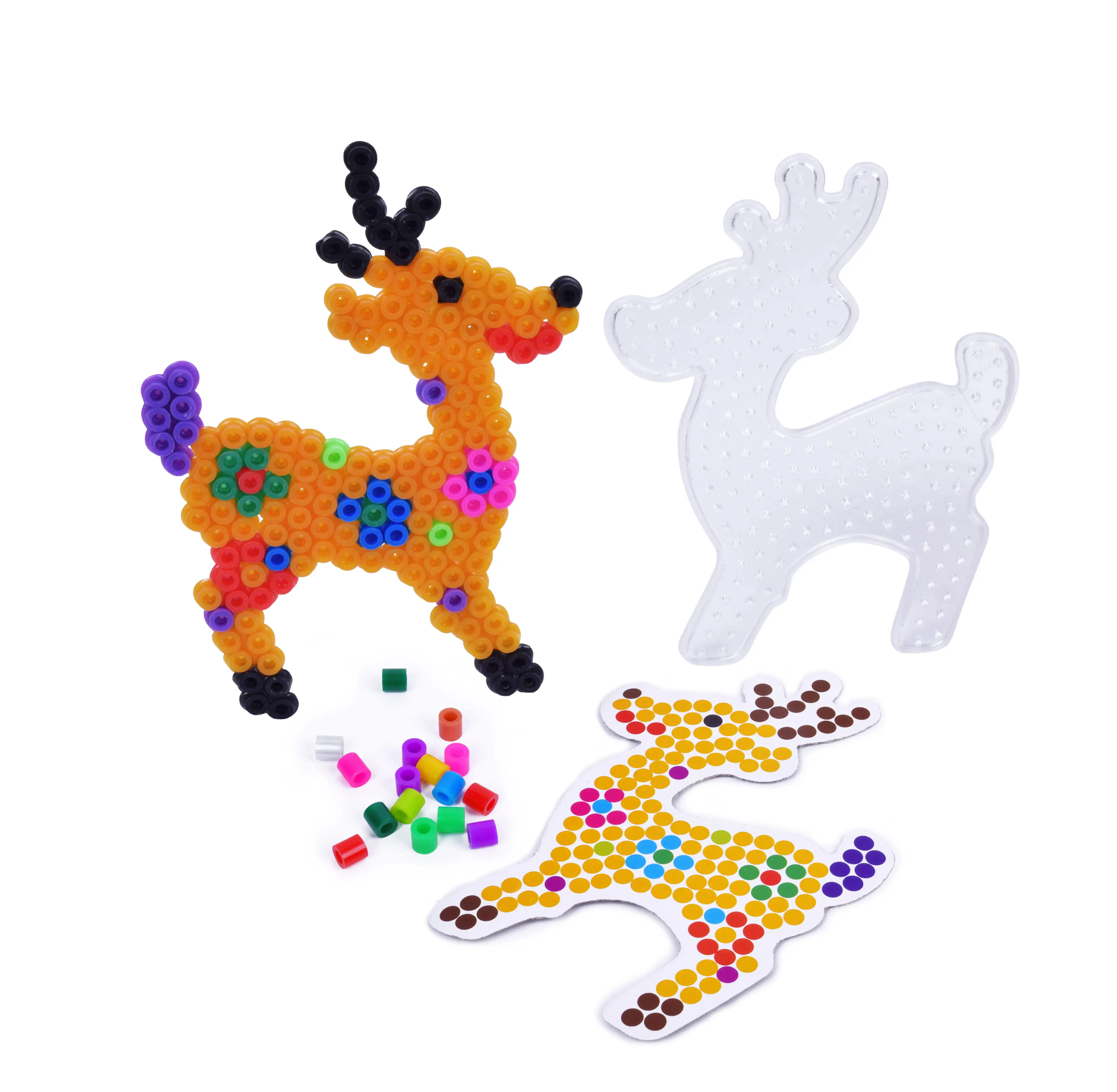 Wholesale Fuse Beads Multi Color Diy Craft Fuse Perler Beads Kit Children Handmade Fuse Beads Kit