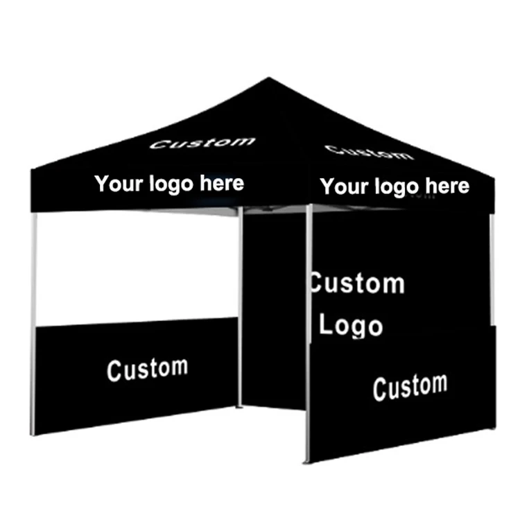 Promotion Exhibition Display Waterproof Easy Pop Up Folding Gazebo  3x3 Tent Canopy Custom Aluminum Frame Tents for Events