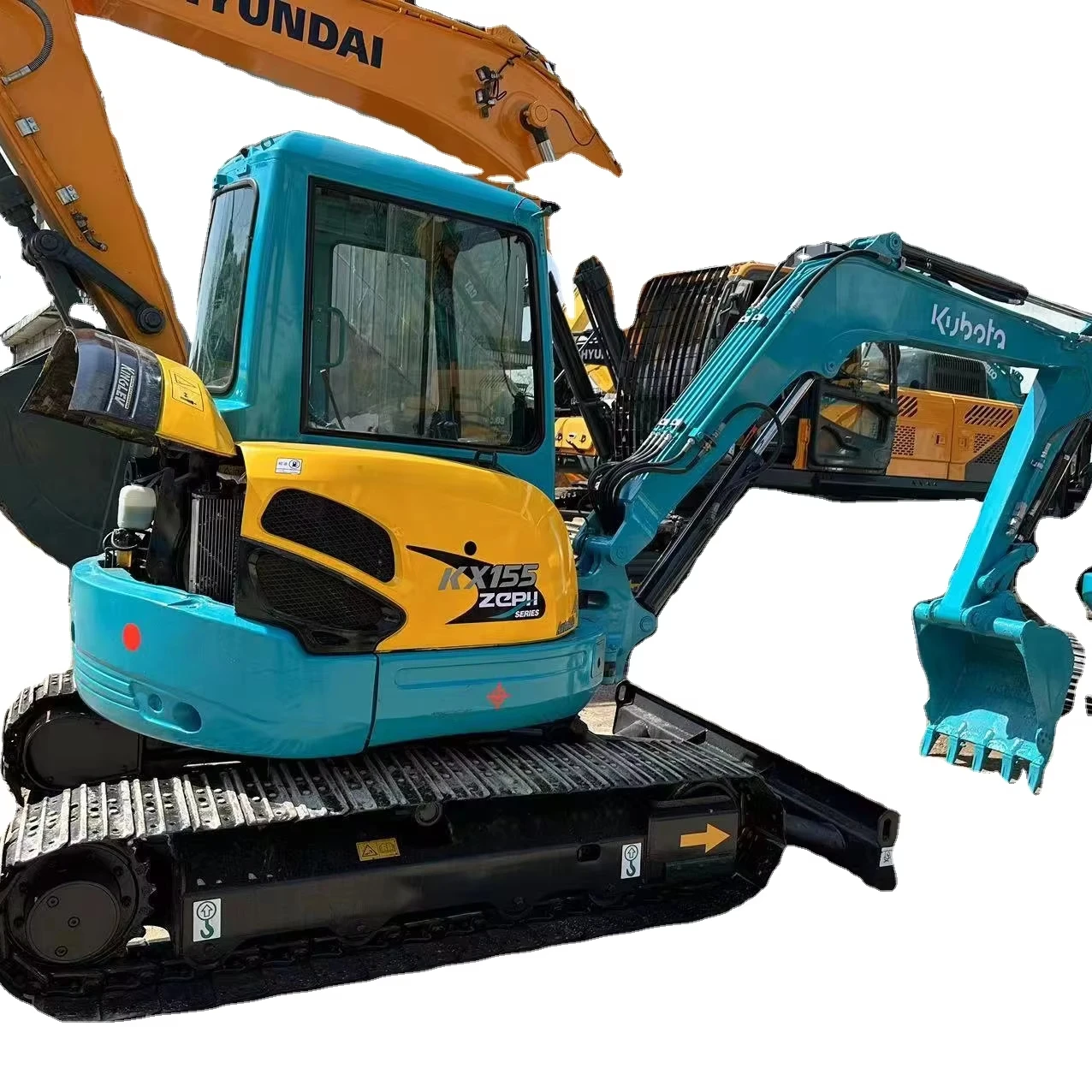Мини очень хорошее состояние б/у экскаватор KUBOTA KX155 KX165 KX185