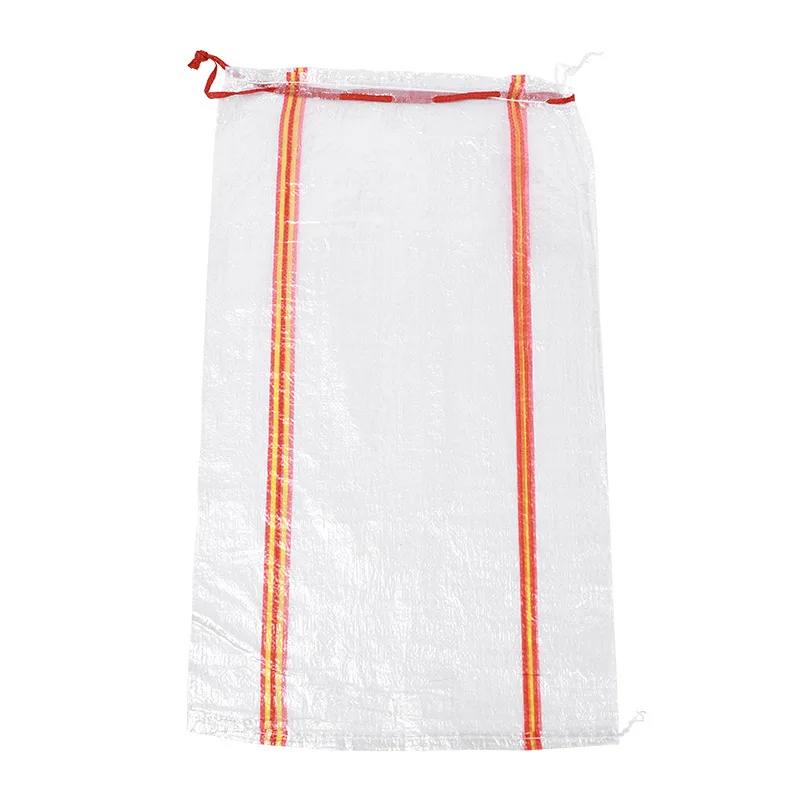 5kg/10kg/15kg Drawstring Top Transparent Polypropylene PP Woven Bag Storage grain bag vegetable fertilizer feed fruit Custom bag