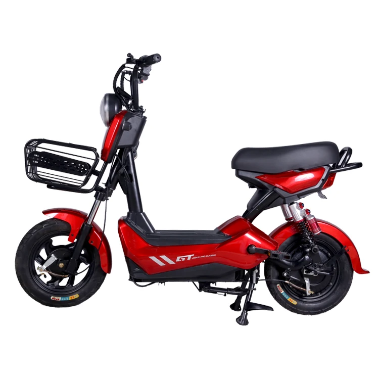 Strong carbon steel electric scooter frame electric scooter bike motor 500W