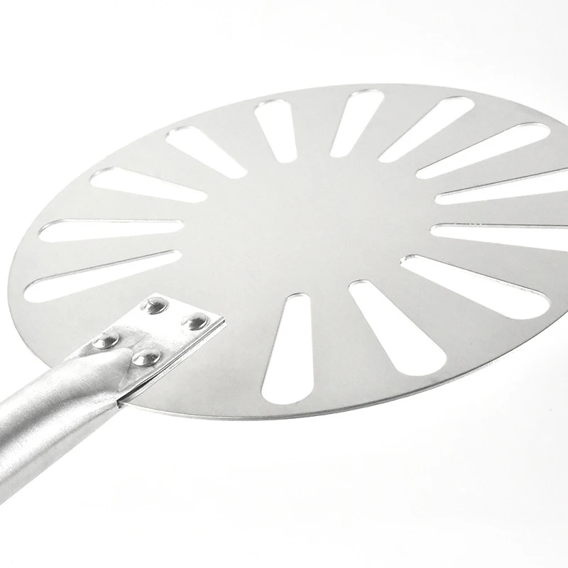 Pizza Turning Peel Aluminum Perforated Suitable for Making Pizza and Pie Pizza Oven Accessories