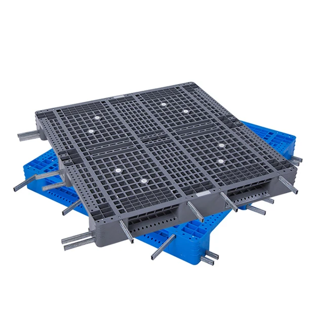 
Heavy-duty plastic pallets can be used in factory warehouses and supermarkets 