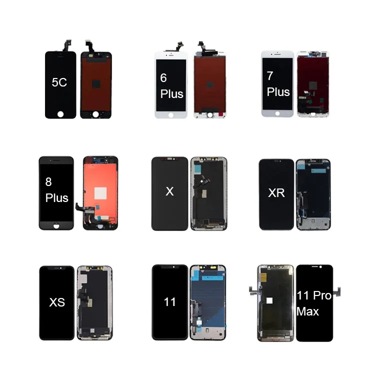 Lcd Combo For iPhone X 6 7 8 Plus 11 12 13 Pro Max Oled Replacement Lcd Screen Display Phone Replacement Screen
