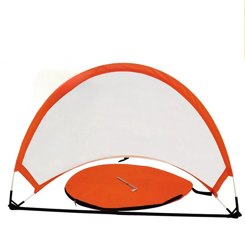 Wholesale Practice Breathable Lightweight Suitable Mini Portable Foldable Football Goal Portable Pop Up Soccer Goal Net Set