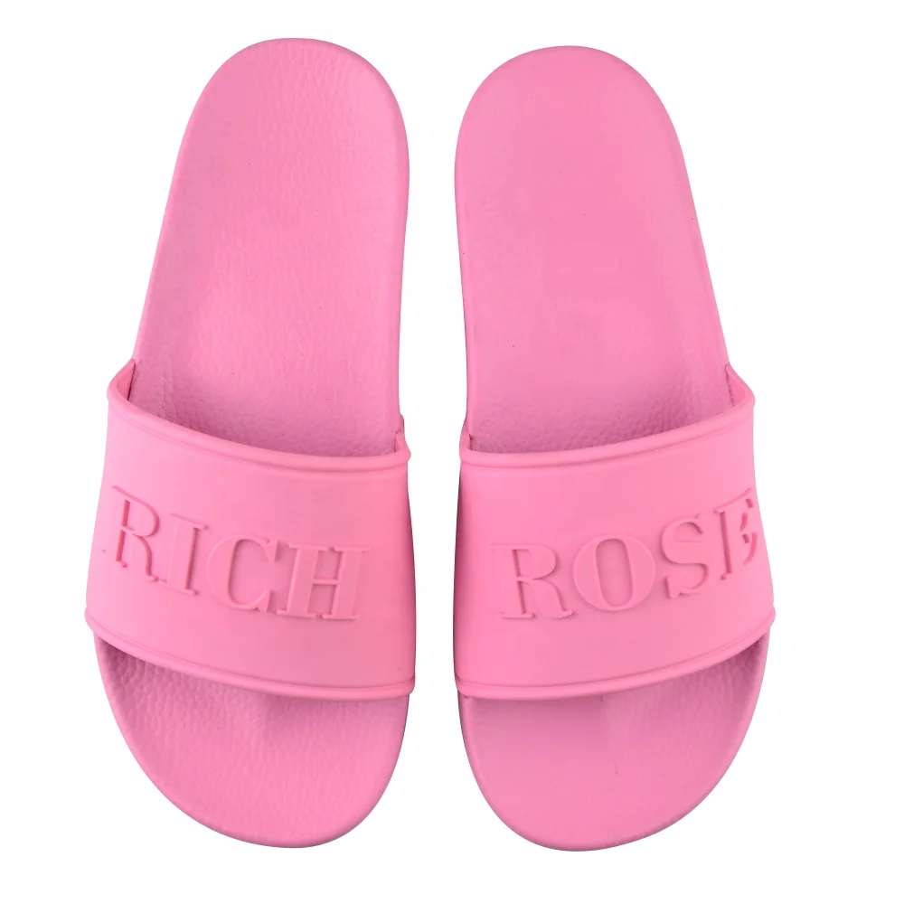 Unisex 3D Printing Custom Women PVC Slippers for Men Designer Slides Summer Sandals Shoes