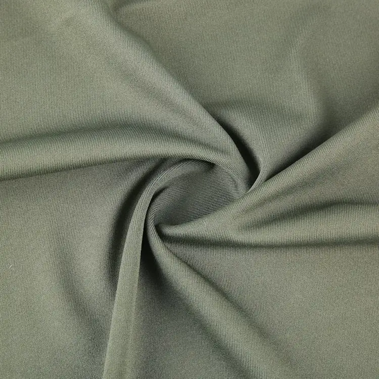 95%polyester 5%spandex stretch scuba white crepe fabric rpet recycled silk scuba crepe knitted woven fabric for abaya
