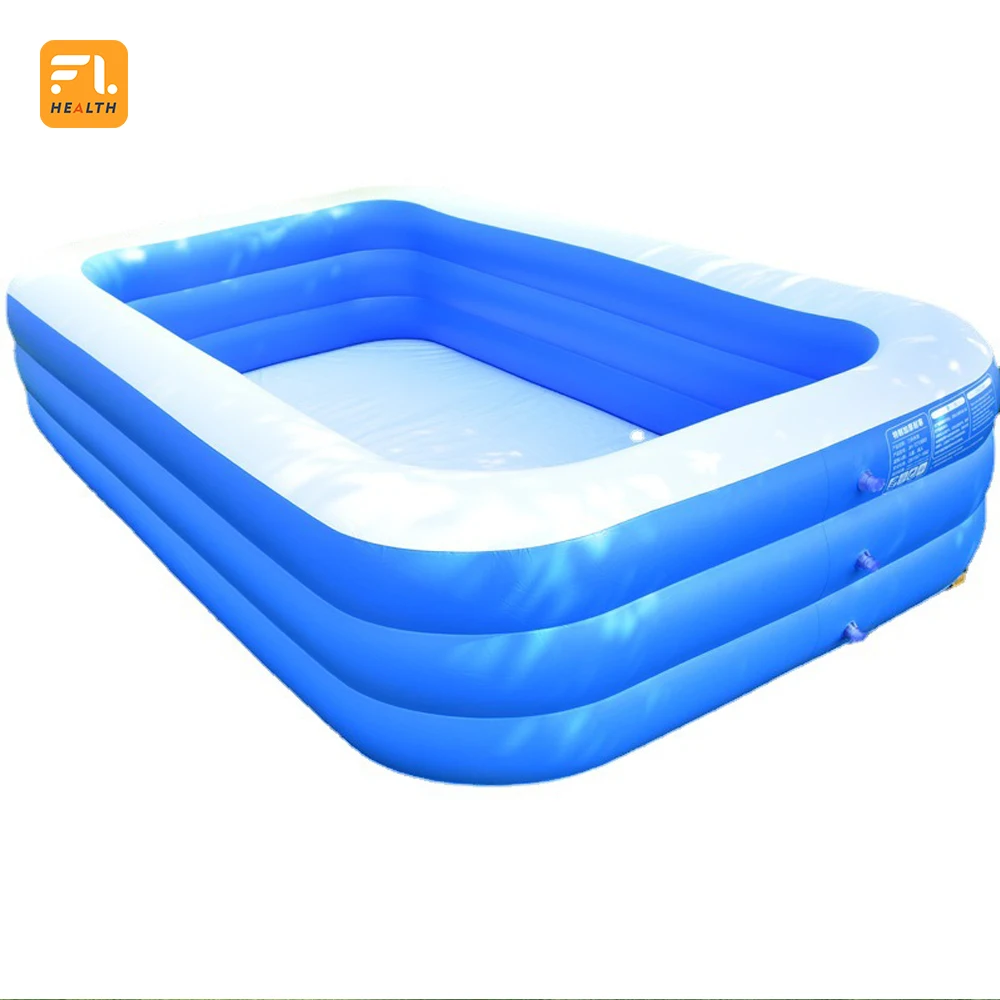 Hot sale  130*90*50cm kiddie swim outdoor swim inflatable swimming pool garden use pools