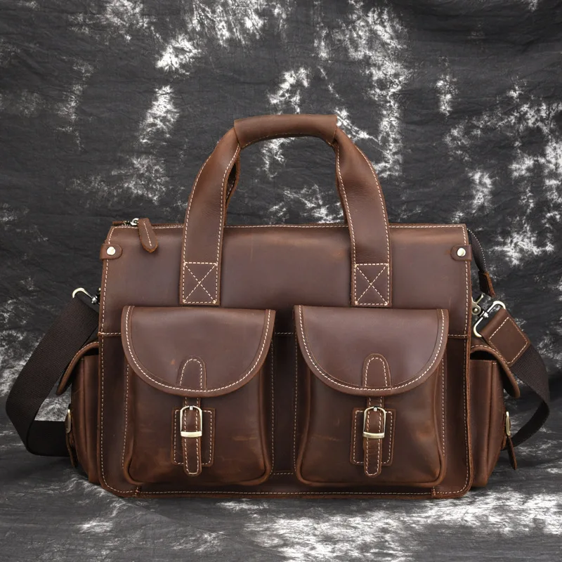 L1016 Business Bag Office Genuine Leather Men Bag New Arrival