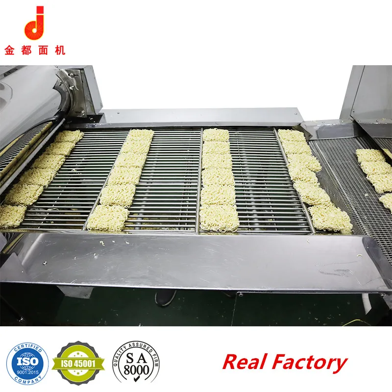 Stainless steel fried instant noodle making machine