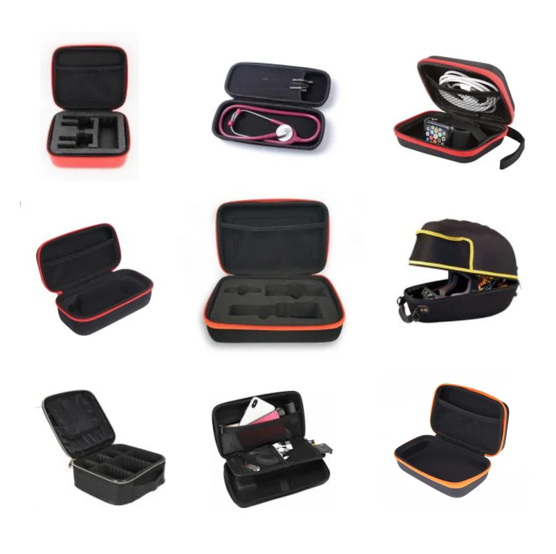 manufacturer technic pu leather mini cloth electric light storages mobile large eva hand shockproof tool kits box bag c