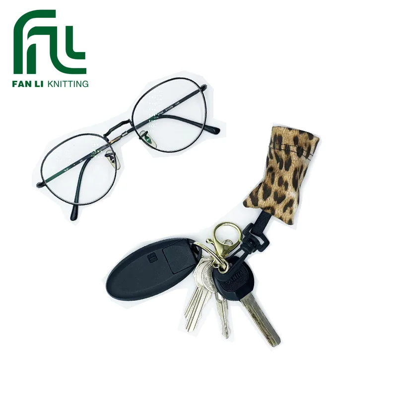 
Portable digital transfer optical lens glasses microfibre cleaning keychain cloth 