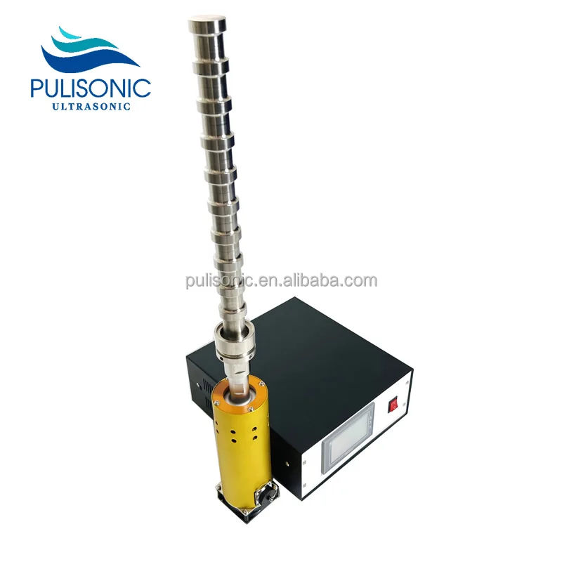 22khz 2kw High Vibration Wave Ultrasonic Homogenizer Sonicator Flowing Liquid Processor Used Made Biodiesel For Energy Chemicals