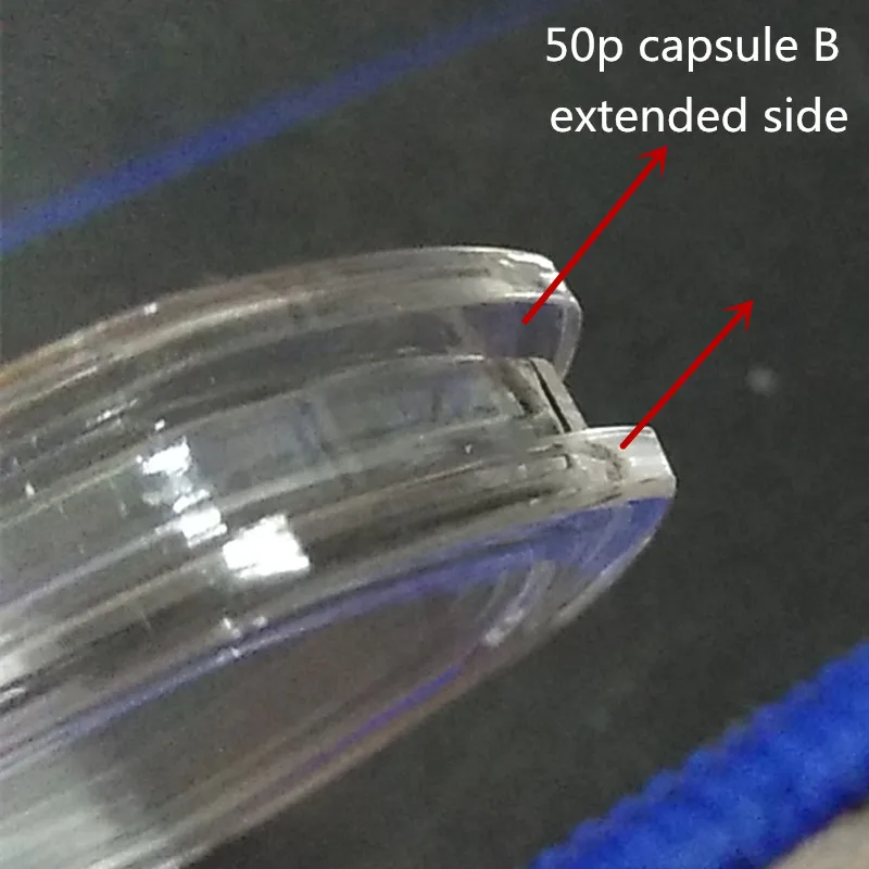 UK coin 50p капсулы гептагон