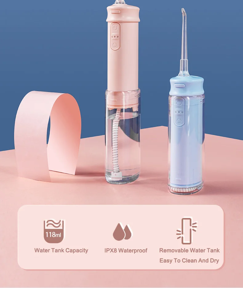 Mini Power Flossing Tooth Cleaner Flusher Cleaning Care Water Flosser Oral Irrigator