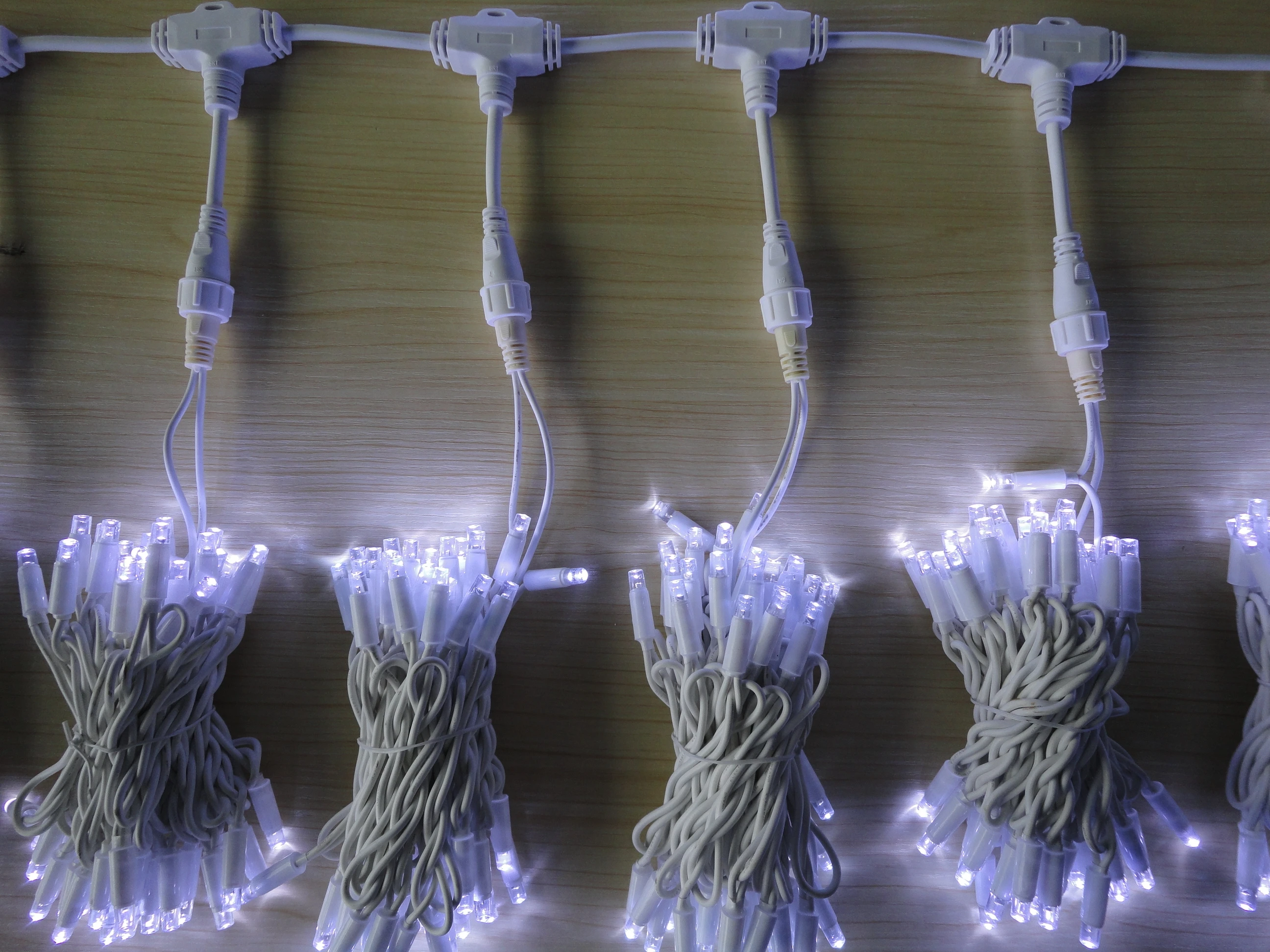 Light Decoration Wholesale IP65 Outdoor Waterproof Rubber Cable Curtain Wall Lights For Party Wedding Christmas Decoration