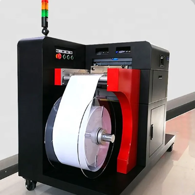 Automatic Digital Inkjet Label Printer Roll to Roll Digital Label Printing Machine