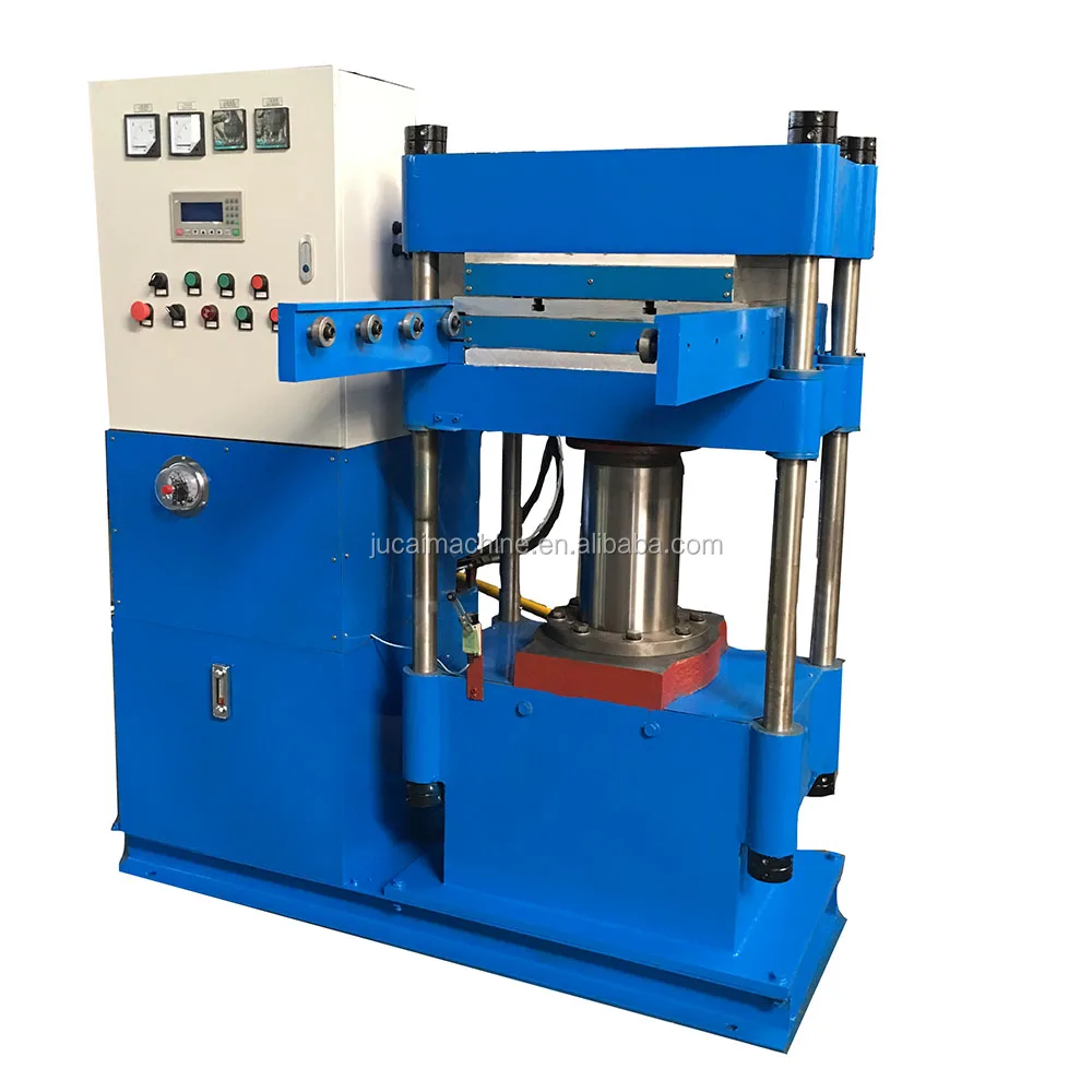 Hydraulic press machine vulcanized rubber sole shoes making machine