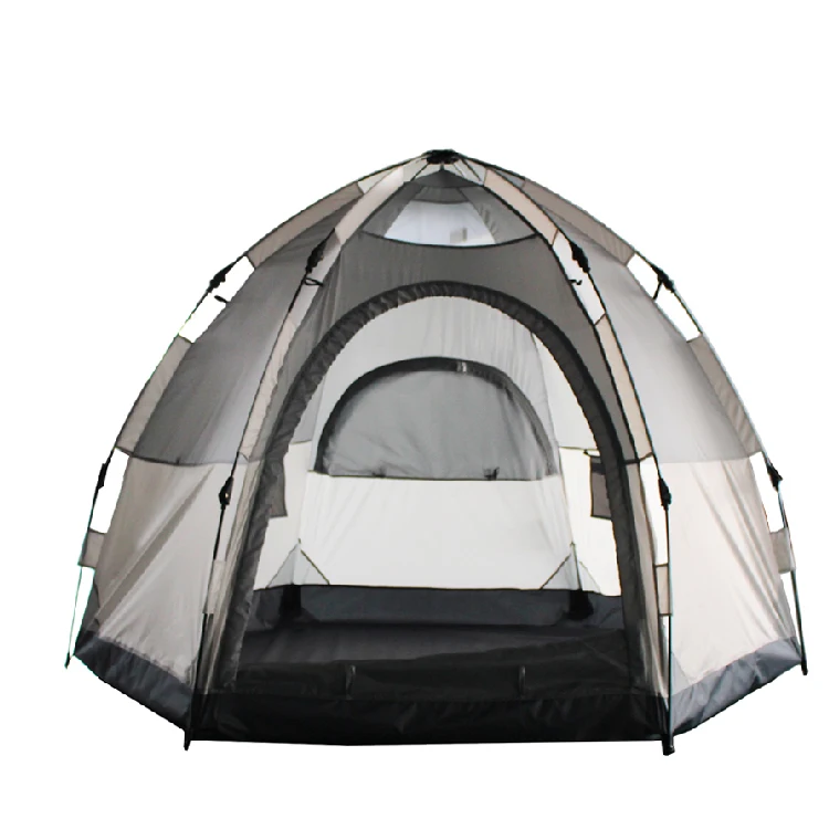 Outdoor Rain Proof Hexagonal Tent Tourism Camping Automatic Speed Open Tents for Camping