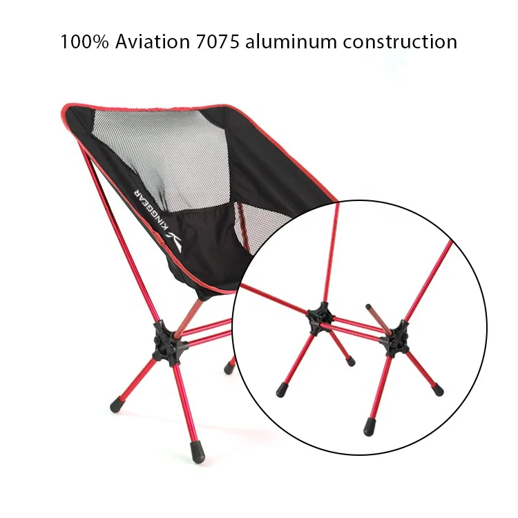 Wholesale Custom Adjustable Foldable Aluminium foldable outdoor camping chair For Fishing