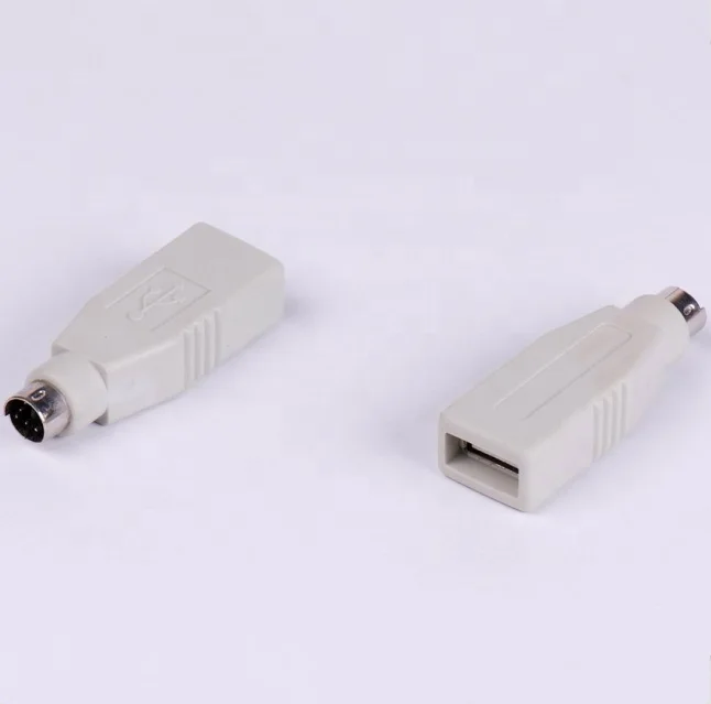 Разъем PS2 штекер DIN6 к usb af адаптер для клавиатуры мыши