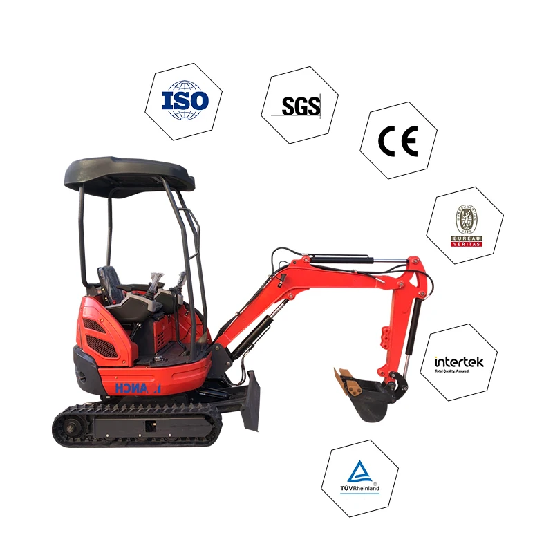 Free Shipping Official Manufacture 3.5 Ton 3 Ton 2.5 Ton Small Excavator Mini Digger