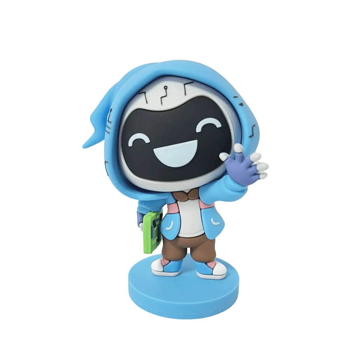 Kinqee Oem Design Custom Big Head Soft Toy Plastic Cartoon Figure Doll Model