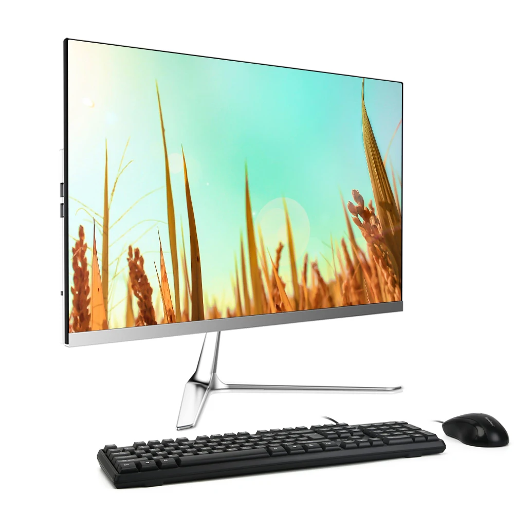 Factory Wholesale Monoblock i7 Desktop Computer IPS 1920*1080 BT 4.0 RAM 4G 8GB ROM 256G 512G 1TB Office Learning All in One PC
