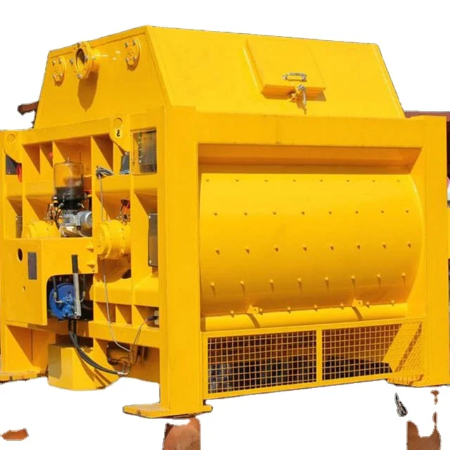 JS1500 industrial Cement Mixing Machine Automatic Precast Twin Shaft  with cheap price