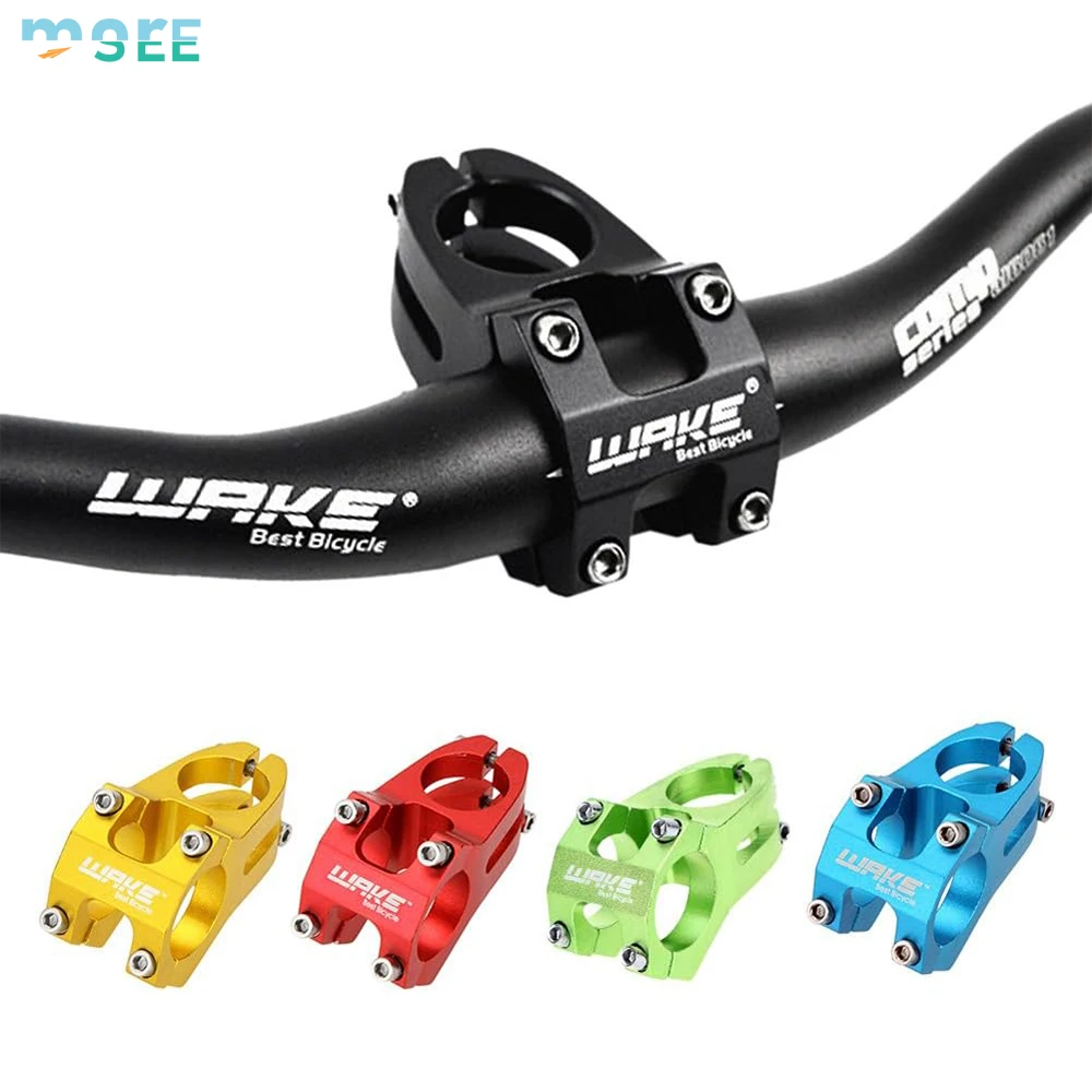 SeeMore Selection Bicycle Road Bike Ultra-Light CNC Aluminum Alloy Handlebars Riser Short Handlebar Stem