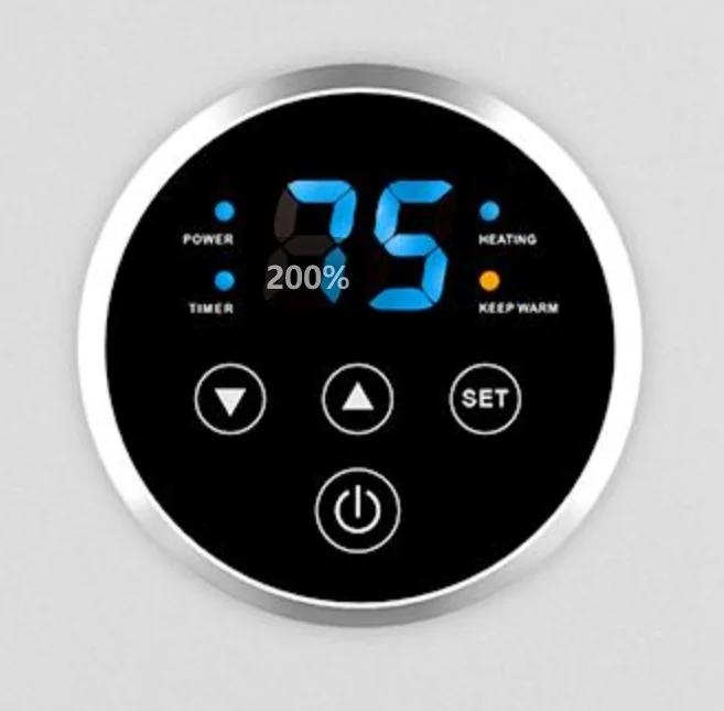 Tuya App Control Household Slim Flat Vertical SS Double Tank Boiler Storage Electric Water Heater