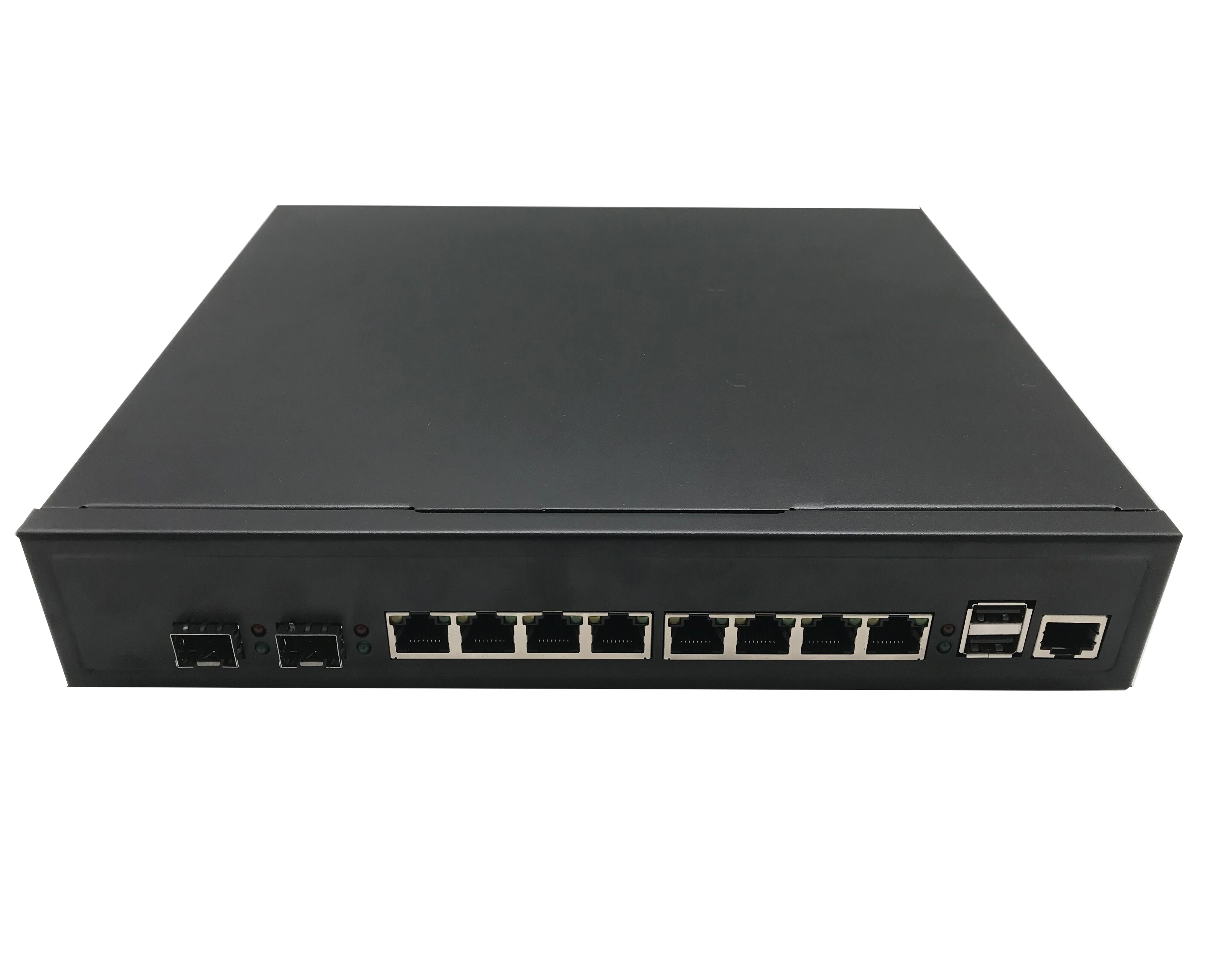 Celeron 3865U Mini Desktop Form Factor server appliance with 8x GbE RJ45, 2 x GbE SFP(Optional), 1x Mini PCIe (62371879575)