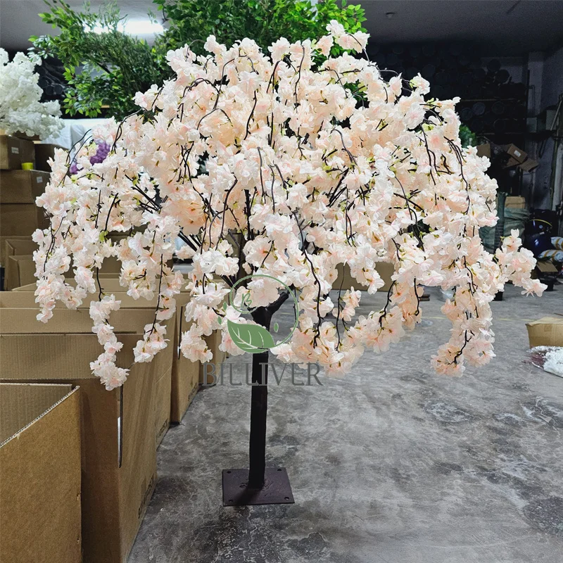 1.2 -3 Meter Height Factory Price Cherry Blossom Tree Indoor Artificial Flower Tree