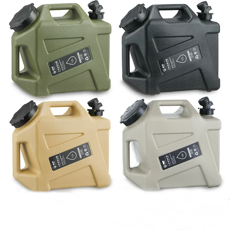 IRONDONKEY Camp Drinking Water Bucket Storage Pure Water with Faucet RV Car mounted Outdoor PE Water Bucket Dew