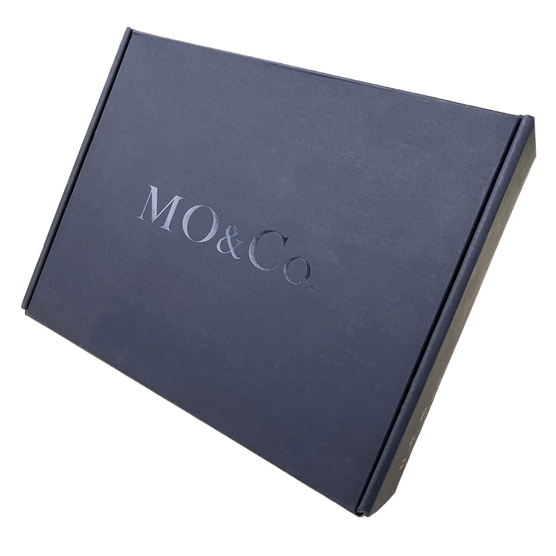 Custom Mailer Box With Paper Card, Tissue Paper and Sticker, Cosmetic Shipping Boxes Packaging Paper Logo Small Mailing Box