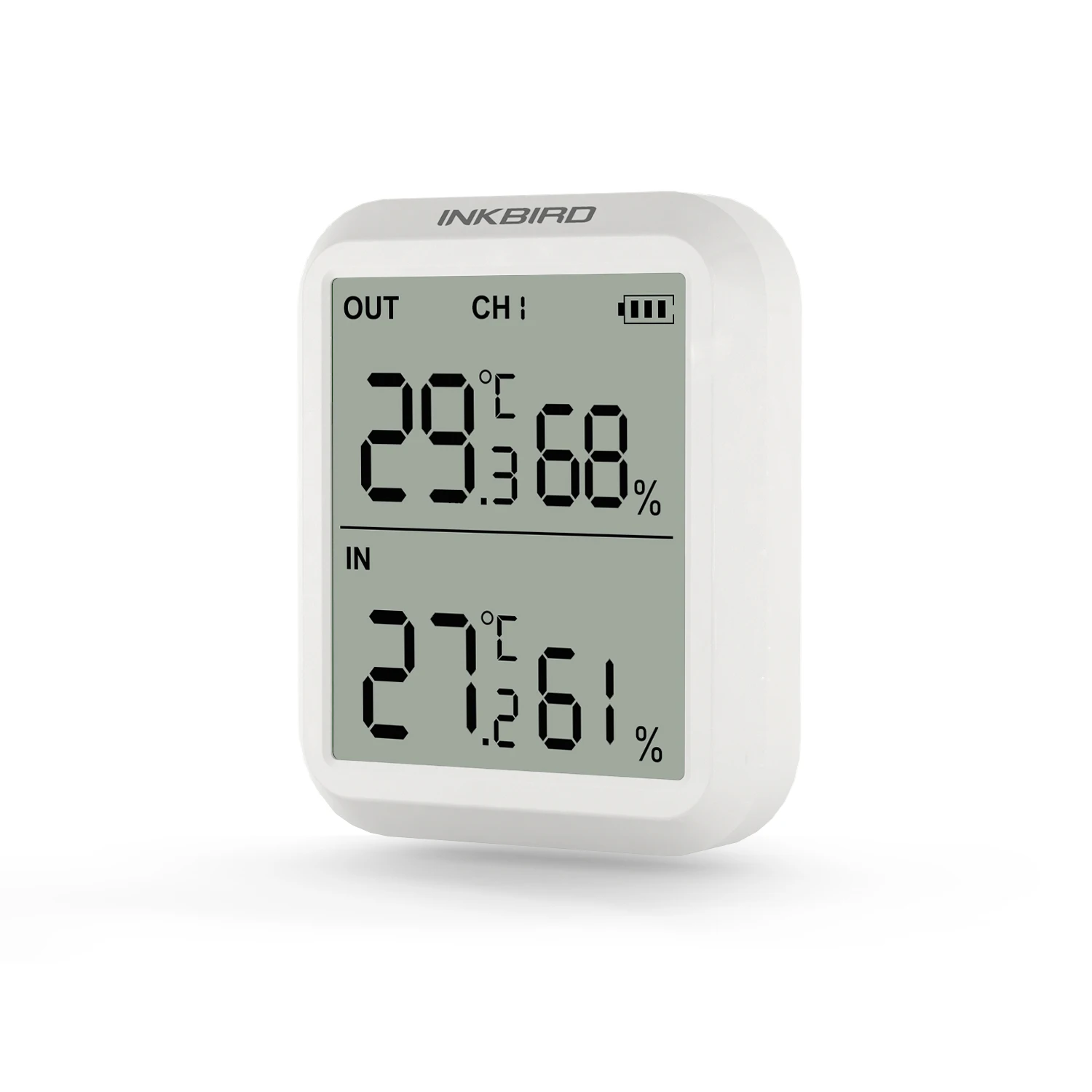 Thermometer 2 Wireless Smart Electric Digital Hygrometer Thermometer Work with 3 transmitter