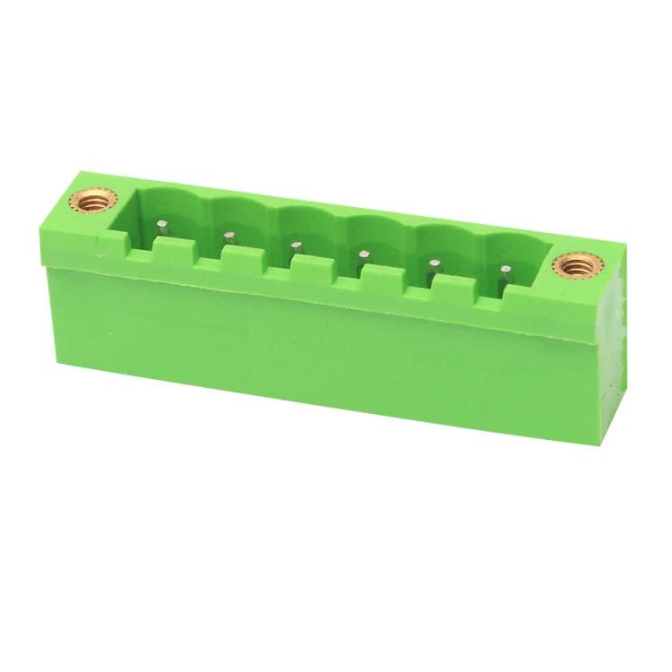 Male pluggable terminal block V/T type 5.08mm pitch wire to board with ears replace Phoenix