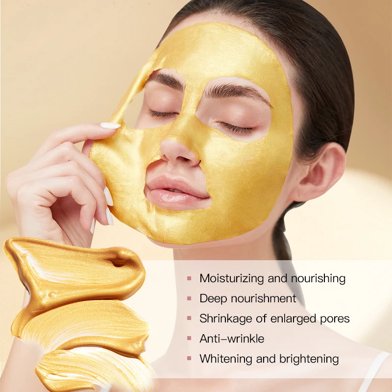 Oem Anti Wrinkle Anti Aging Moisturizing Hydrating Jelly Gel Tear Peel Skin Care Retinol Snake Venom Golden Facial Mask