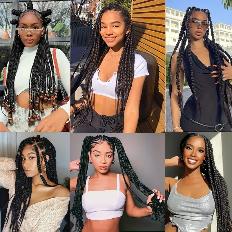 Wholesale Ultra Synthetic 82-inch 165g Jumbo Braids High Soft African Straight Pre-Stretched Braiding Hair Single Weft Style