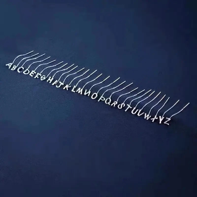 Alphabet ear wire English tassel earrings Fashion brand designer earrings for women luxury high quality designer jewellery