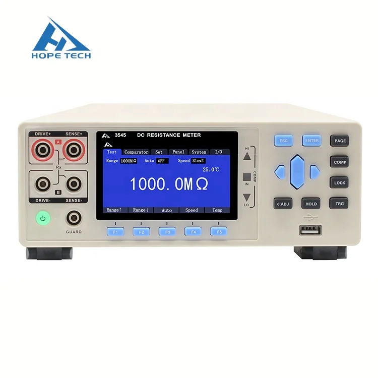 CHT3545 high precision dc resistance testing equipment manufacturer with open circuit function